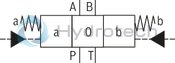 technical illustration-R978902858-Direct operated directional spool valve Operating methods: Hydraulic Porting pattern according to DIN&nbsp;24340 form A (without locating hole) Porting pattern according to ISO&nbsp;4401-03-02-0-05 (with locating hole) Subplates see data sheet 45052 (separate order) Inductive position switch and proximity sensors (contactless)