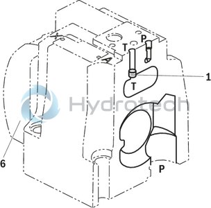 technical illustration-R901396320-Size 27, symbol E, electrical with integrated electronics, 24 V DC