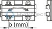 technical illustration-R190315210-The cam roller single bearing is characterized by the following product features: Format SKS, size 52, aluminum, accuracy economic, load class FN
