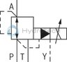 technical illustration-R901439299-Size 10, P &rarr; A, electrical with external electronics, 24 VDC