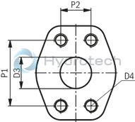 technical illustration-R901147112-Internal gear pump, size 32, pressure 350 bar for industrial applications, open circuit