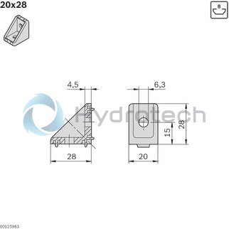 technical illustration-3842501587-Bracket (standard) 20x28
