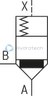 technical illustration-R900759206-Functional product design Modular set-up:&bull; Cartridge valve with various options&bull; Control cover in various variants for realization of selected functions&bull; Electric monitoring of the spool position Power and flow-optimized design:&bull; High flows&bull; Low pressure drops&bull; High switching velocities&bull; Low leakage oil flowsRobust design:&bull; High reliability&bull; Long life cycle Other features:&bull; Small installation size, low weight&bull; Easy to service