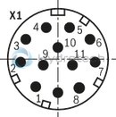 technical illustration-R901202350-Direct operated proportional directional valve with integrated digital control electronics for the pressure, force and flow control (Integrated Axis Controller IAC-P) Completely adjusted unit consisting of valve, pressure sensor(s) (optional), digital control electronics and field bus connection Operation by means of proportional solenoids with central thread and detachable coil Valve control spool, position-controlled Integrated pressure sensor plate (optional) For subplate mounting: Porting pattern according to ISO 4401 Analog interface for command and actual value Design for CAN bus with CANopen protocol DS 408 or Profibus-DP Quick commissioning via PC and WIN-PED 6 commissioning software